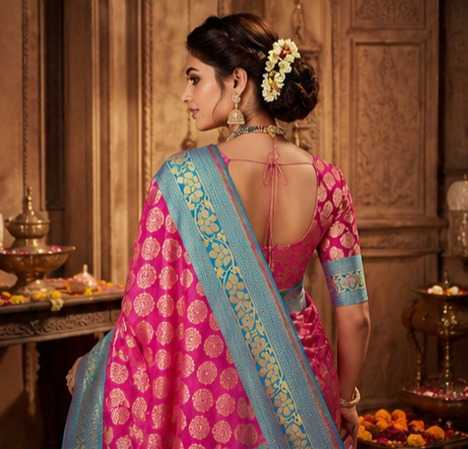 Lichi Silk Banarasi Saree