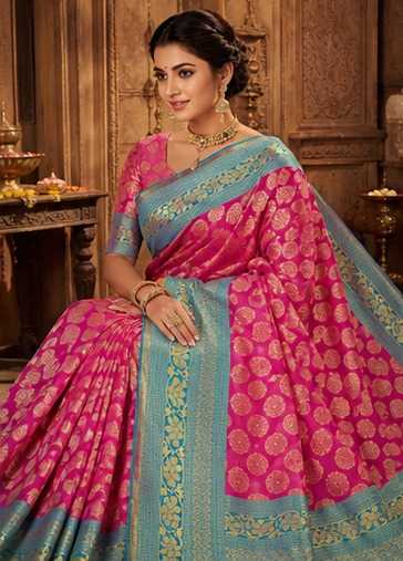 Lichi Silk Banarasi Saree