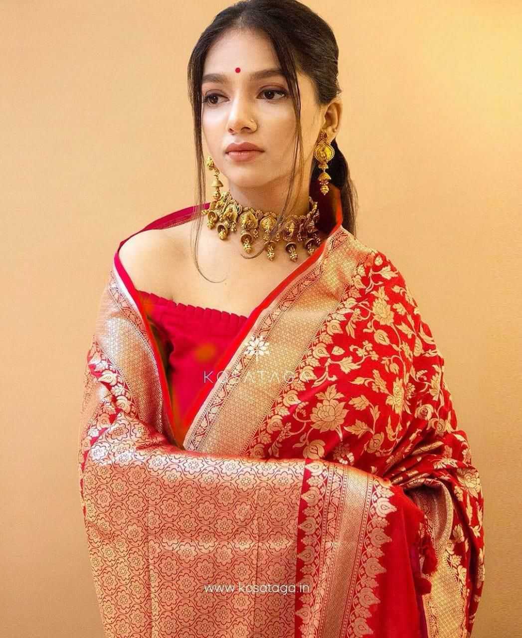 Lichi Silk Banarasi Saree