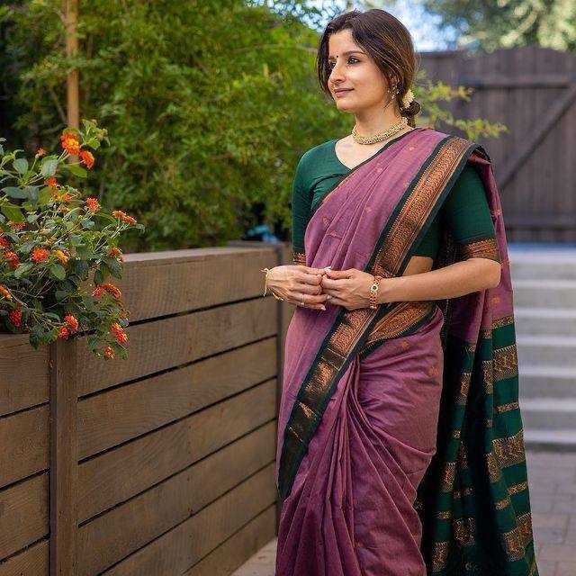 Lichi Silk Banarasi Saree