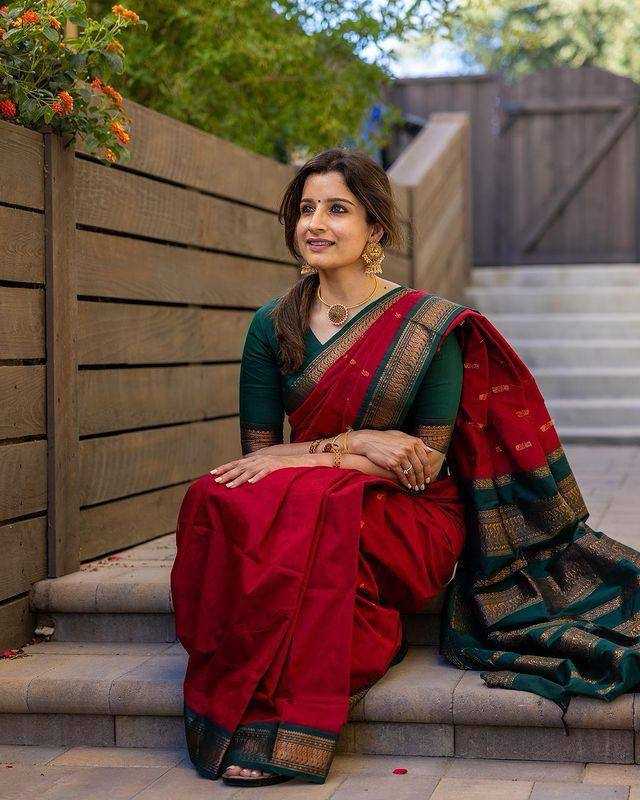 Lichi Silk Banarasi Saree
