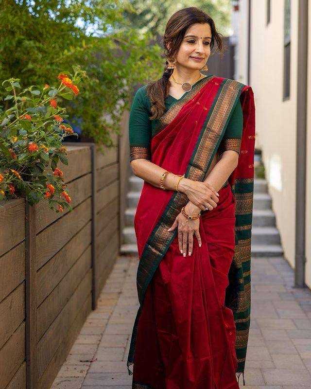Lichi Silk Banarasi Saree