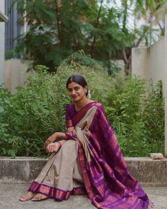 Lichi Silk Banarasi Saree