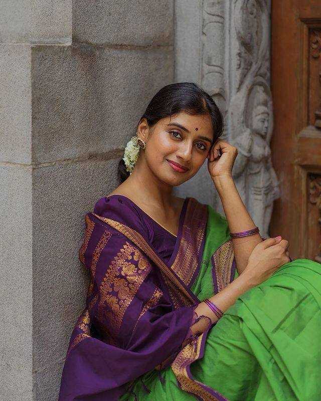 Lichi Silk Banarasi Saree