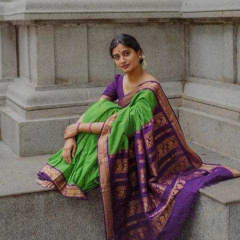Lichi Silk Banarasi Saree