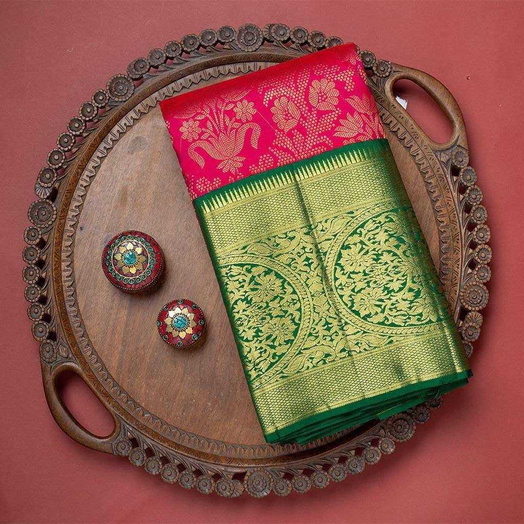 Lichi Silk Dola Saree