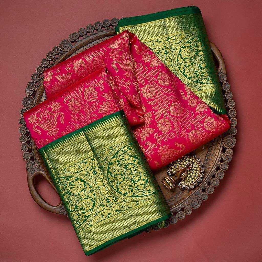 Lichi Silk Dola Saree