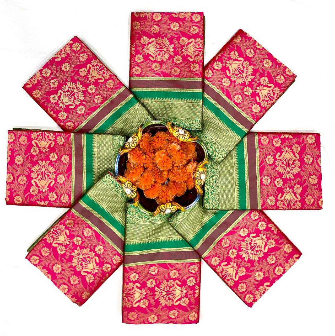 Lichi Silk Dola Saree