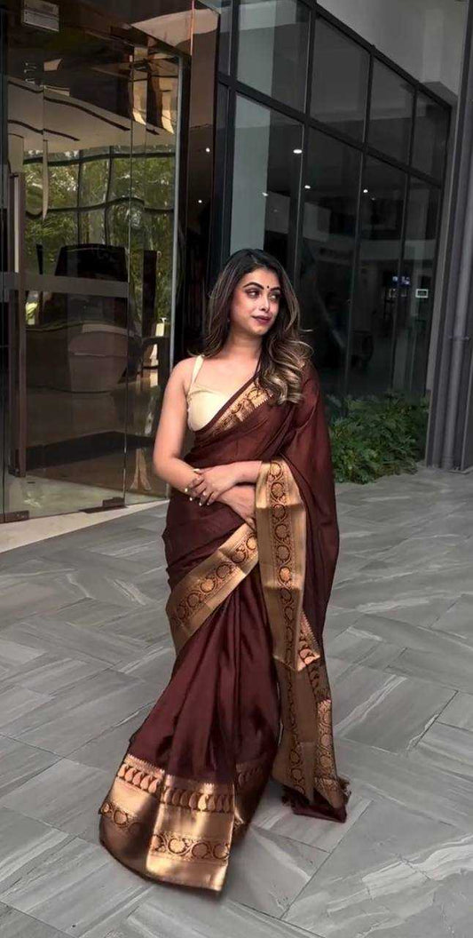 Lichi Silk Fancy Saree