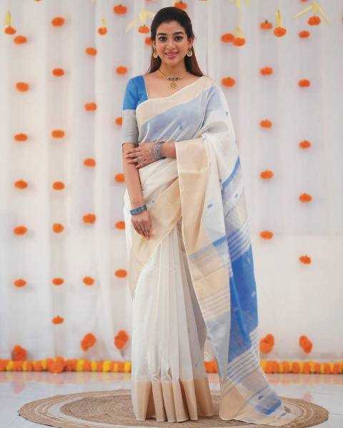 Linen Designer Saree