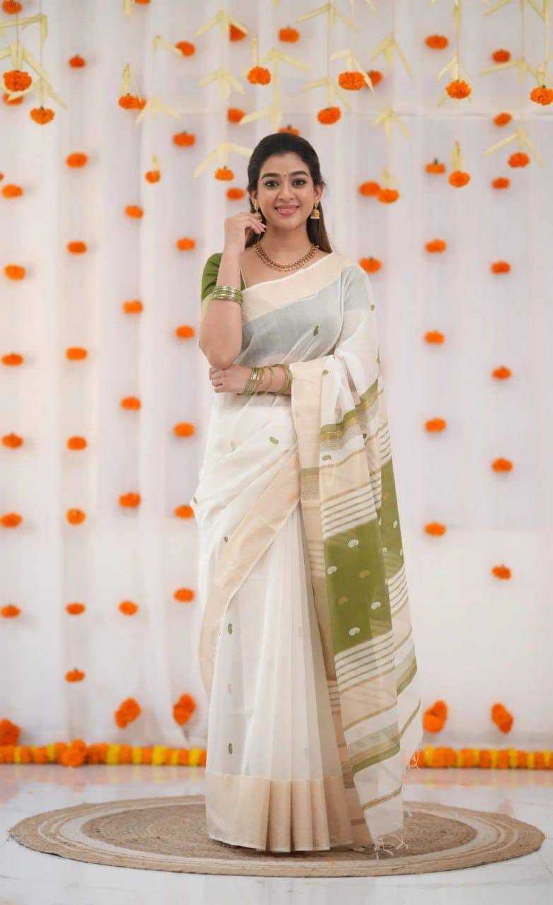 Linen Designer Saree