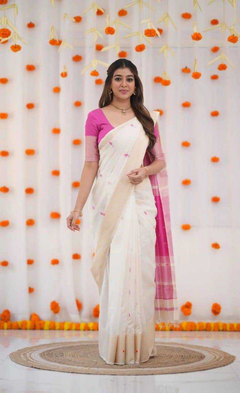 Linen Designer Saree