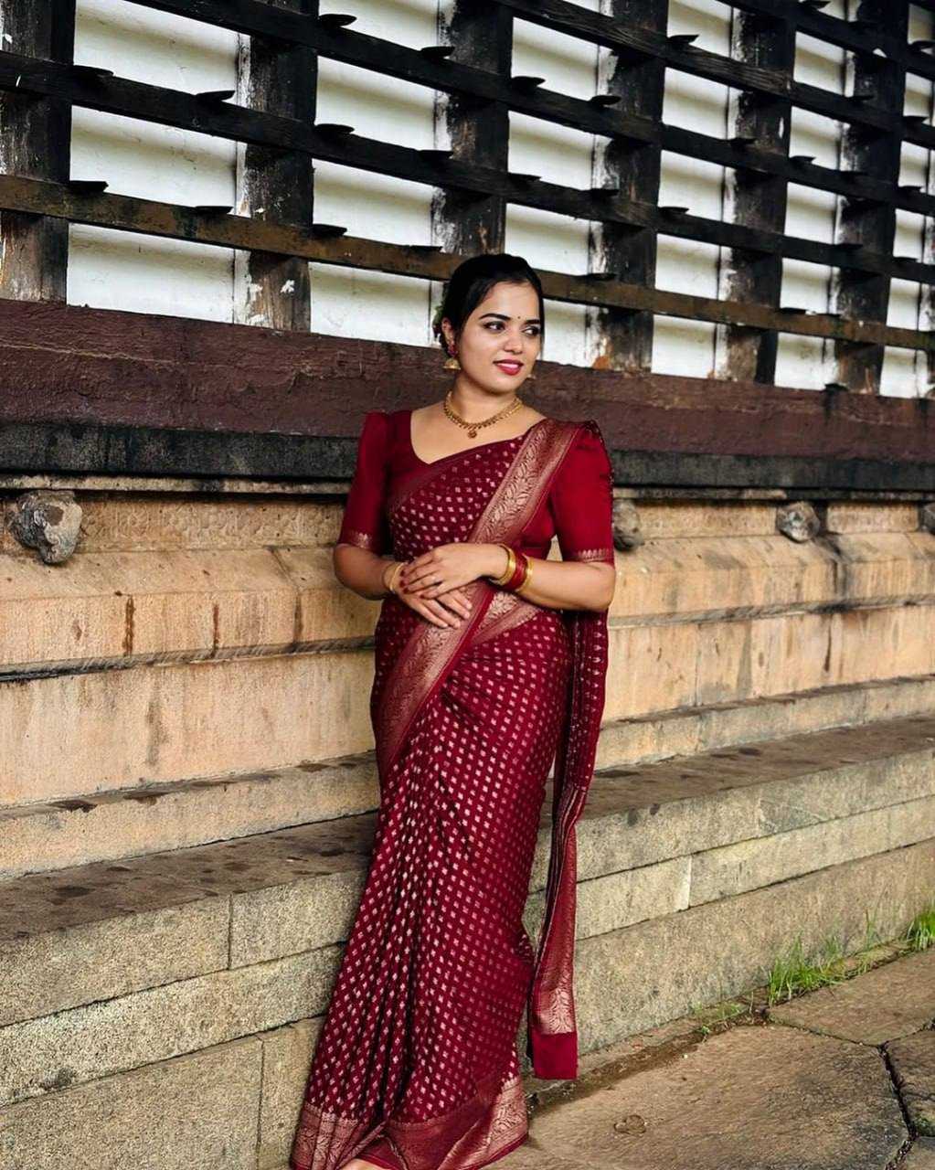 Lichi Silk Designer Saree