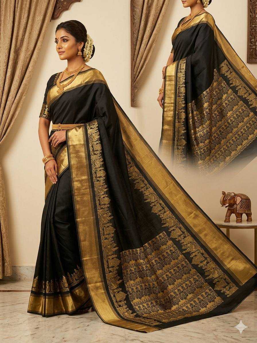 Lichi Silk Party Wear Saree