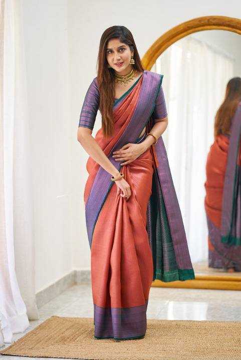 Lichi Silk Jacquard Saree