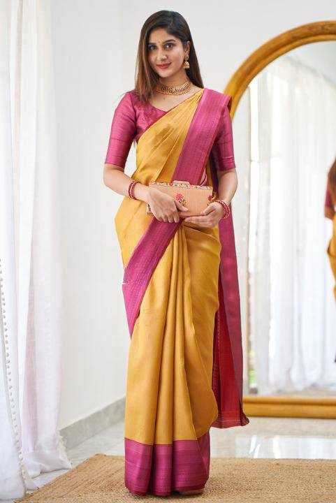 Lichi Silk Jacquard Saree