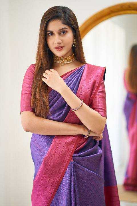 Lichi Silk Jacquard Saree