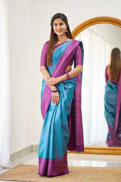 Lichi Silk Jacquard Saree