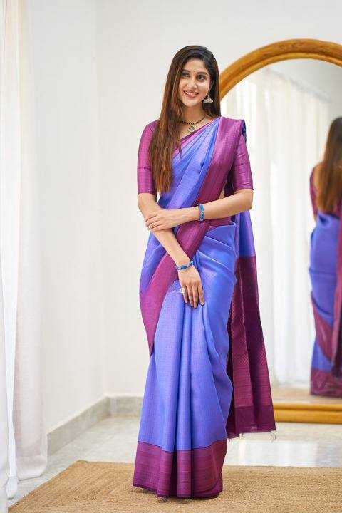 Lichi Silk Jacquard Saree