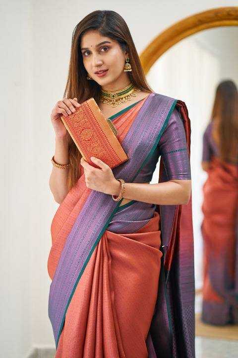 Lichi Silk Jacquard Saree