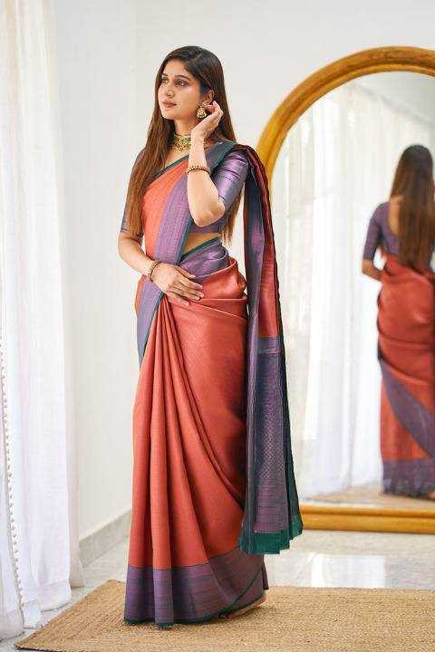 Lichi Silk Jacquard Saree