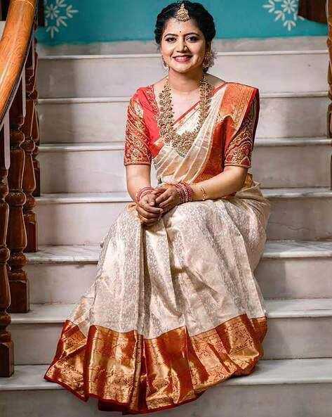 Lichi Silk Banarasi Saree