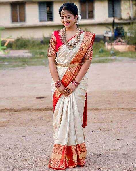 Lichi Silk Banarasi Saree