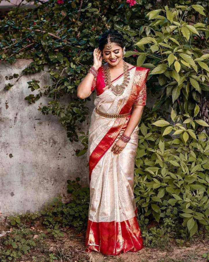 Lichi Silk Banarasi Saree