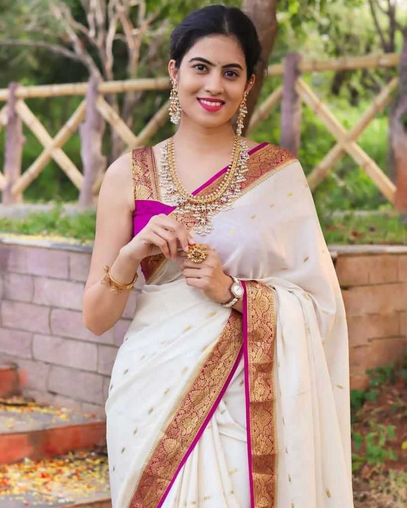 Lichi Silk South Indian Saree