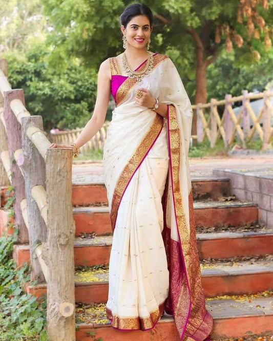 Lichi Silk South Indian Saree