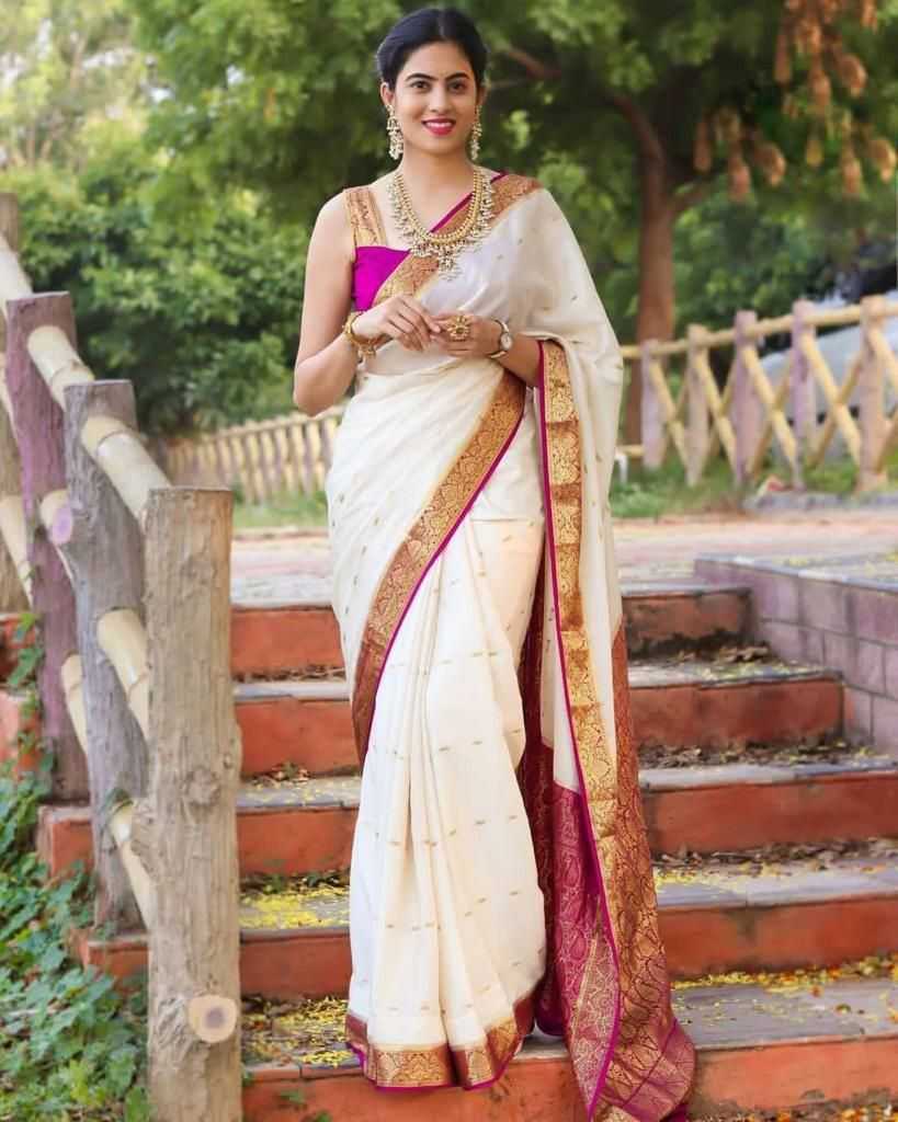 Lichi Silk South Indian Saree