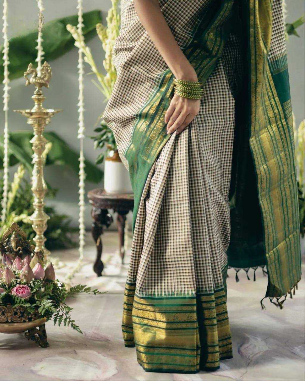 Lichi Silk Jacquard Saree