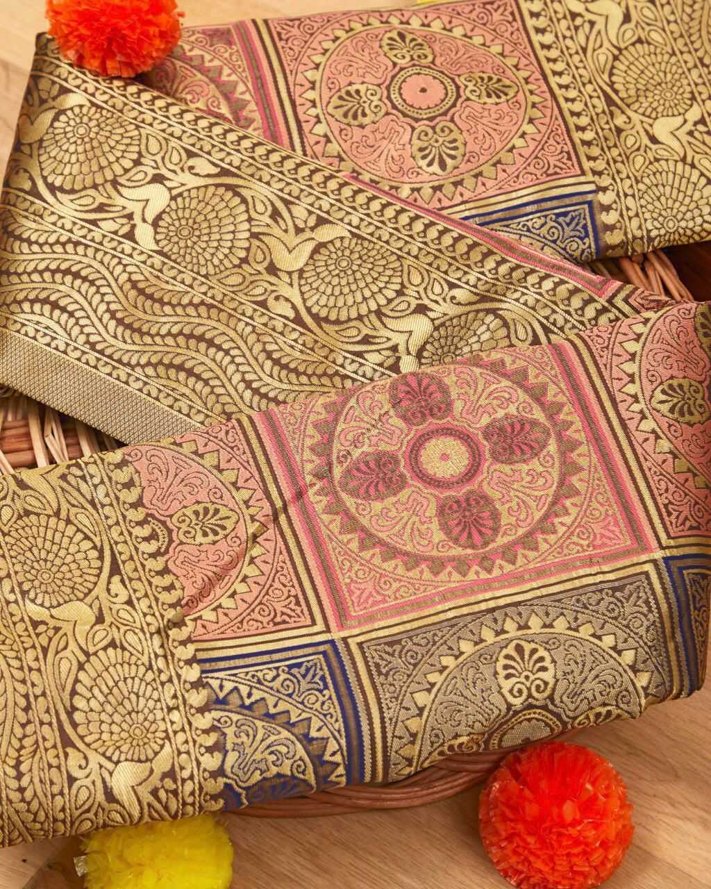 Lichi Silk Banarasi Saree