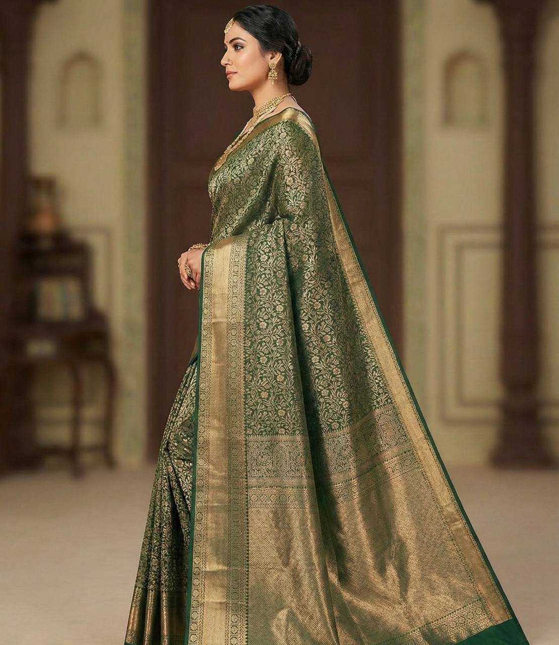 Lichi Silk Banarasi Saree