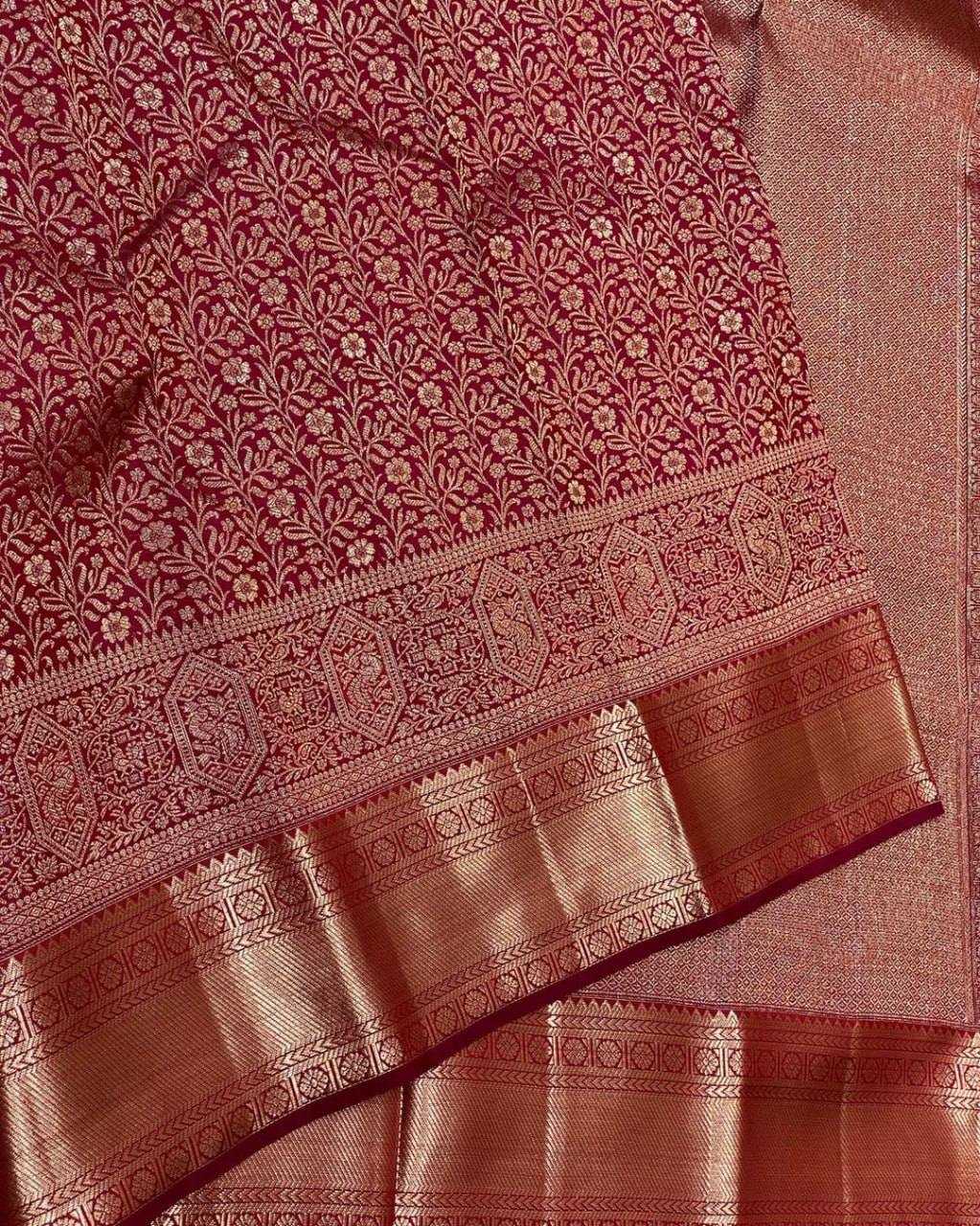 Lichi Silk Banarasi Saree