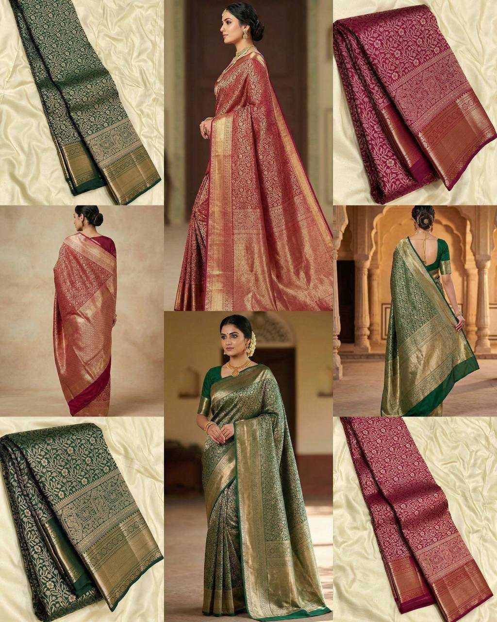 Lichi Silk Banarasi Saree