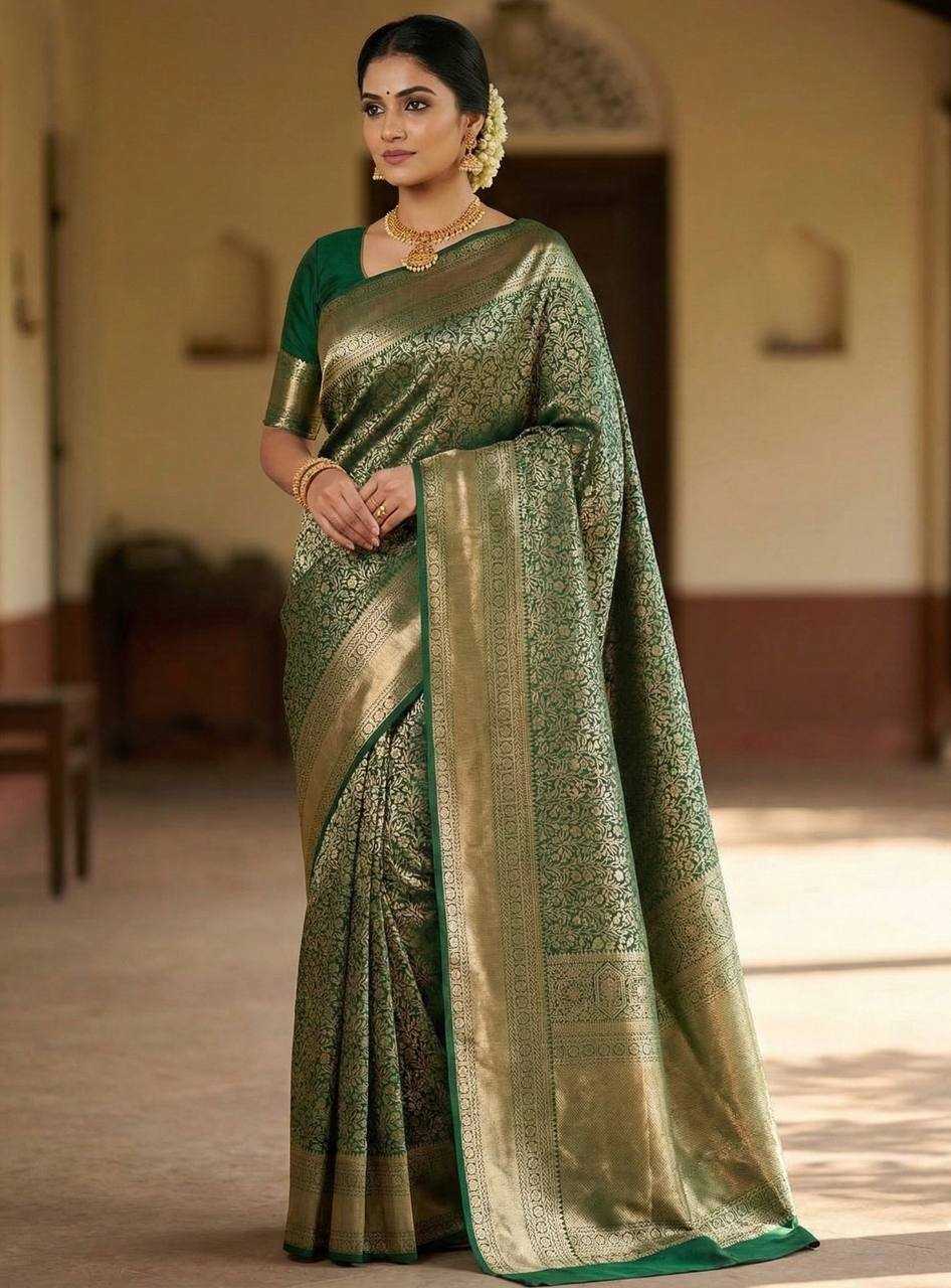 Lichi Silk Banarasi Saree