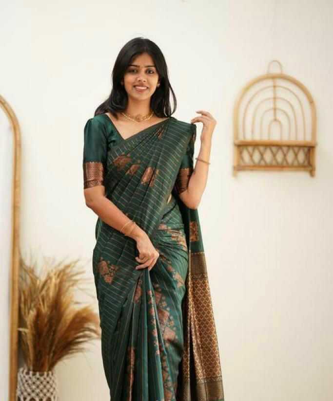 Lichi Silk Fancy Saree