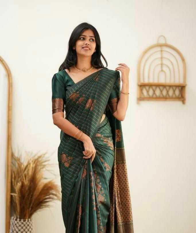 Lichi Silk Fancy Saree
