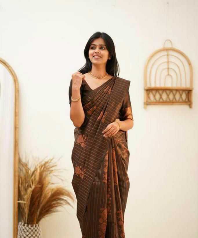 Lichi Silk Fancy Saree