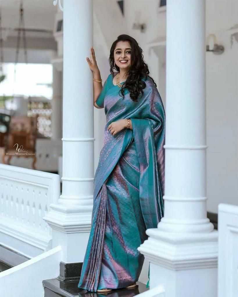 Lichi Silk Fancy Saree