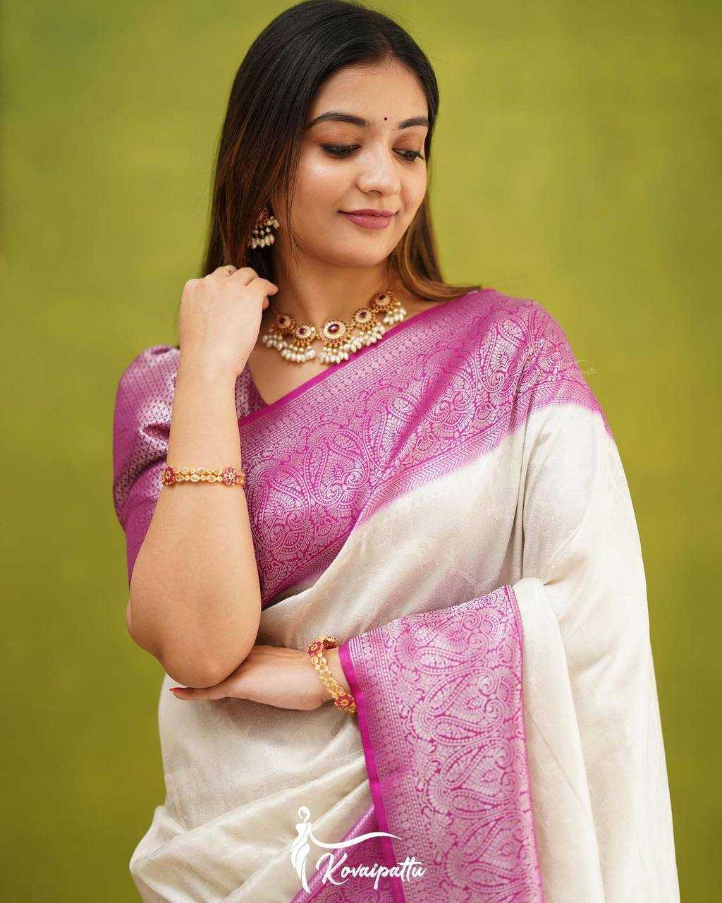 Lichi Silk Banarasi Saree