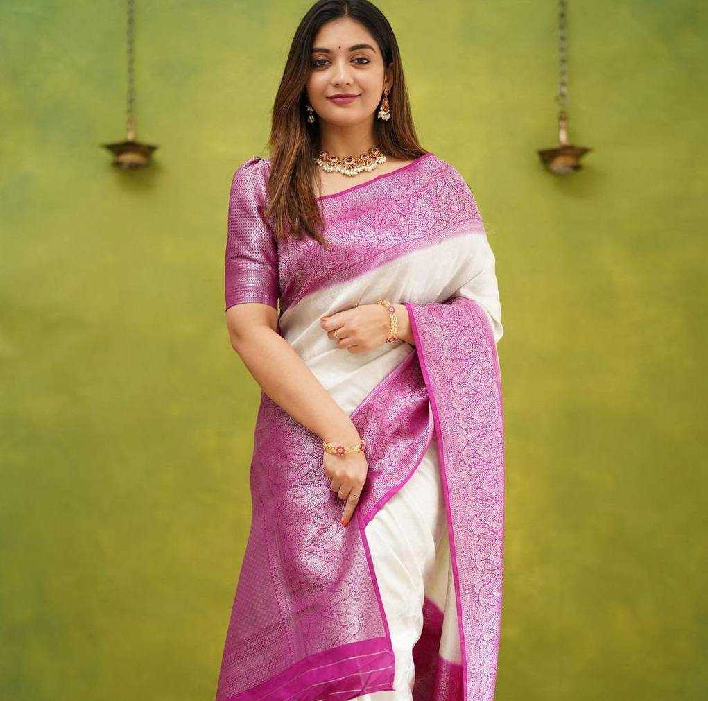 Lichi Silk Banarasi Saree