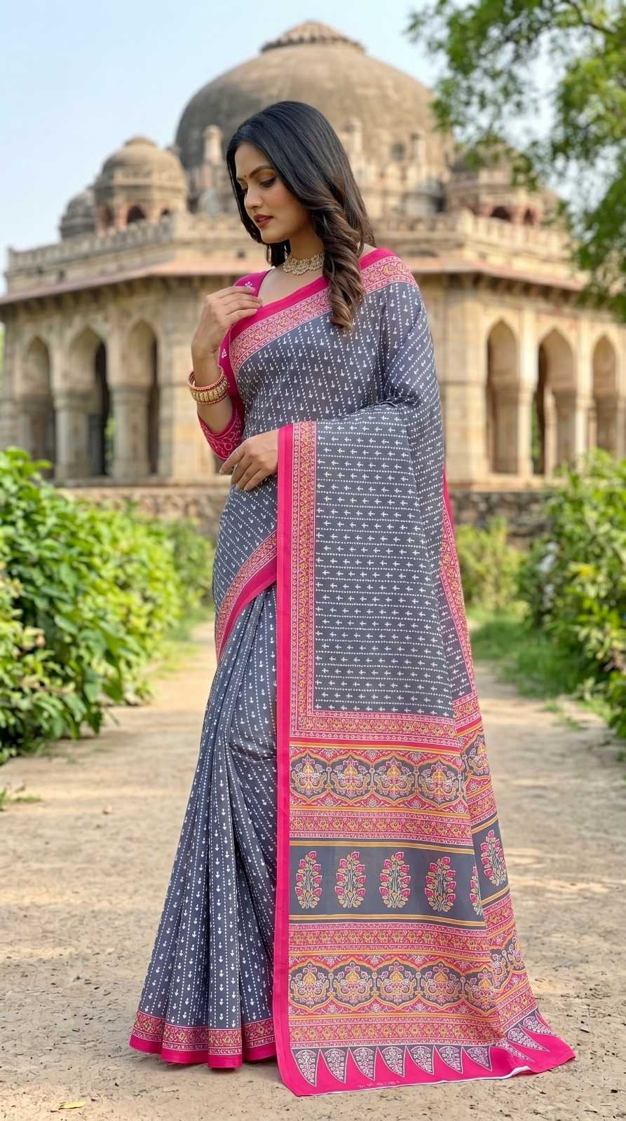 Cotton Printed Saree