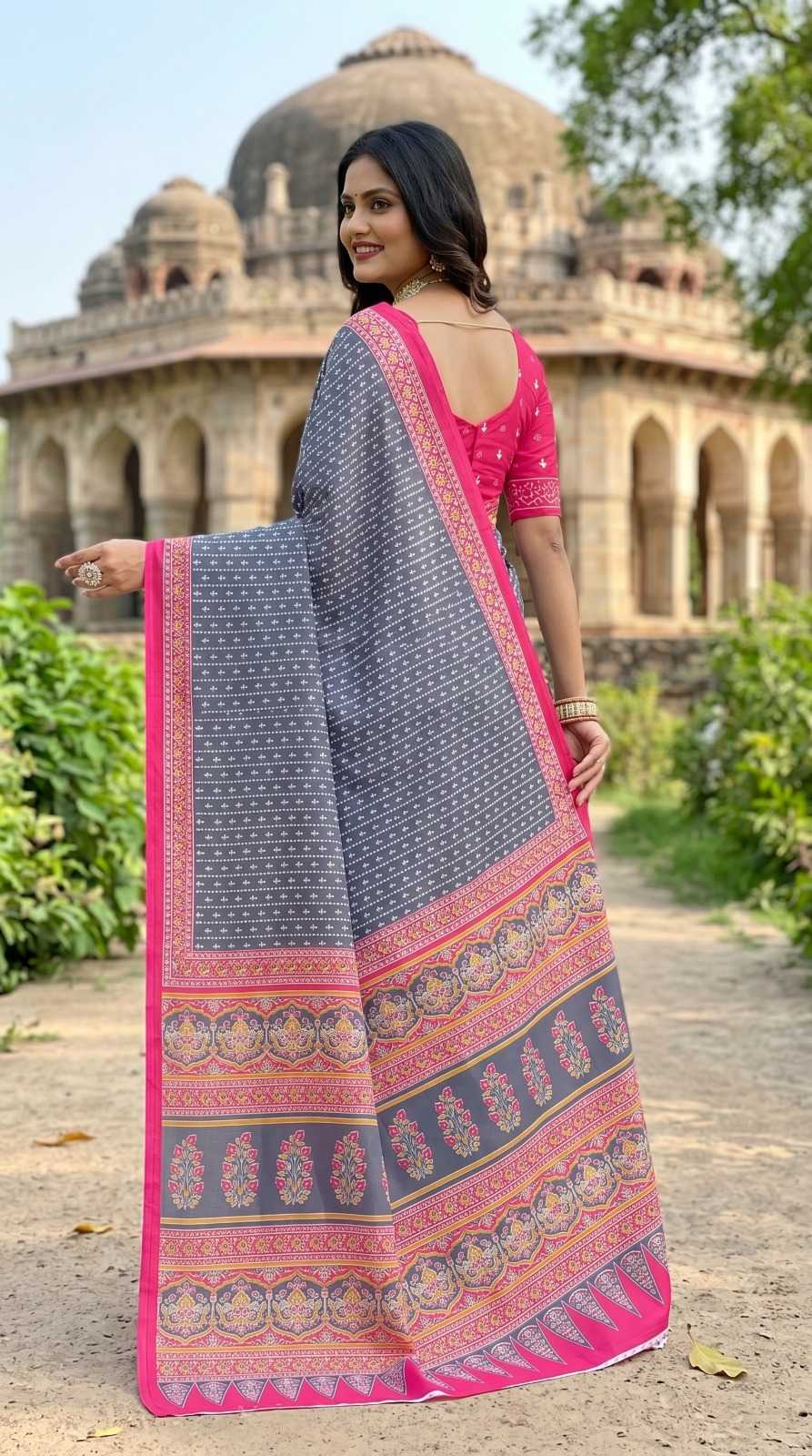 Cotton Printed Saree