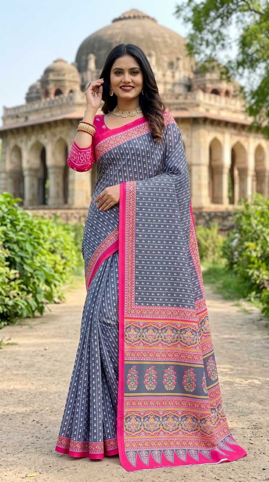 Cotton Printed Saree
