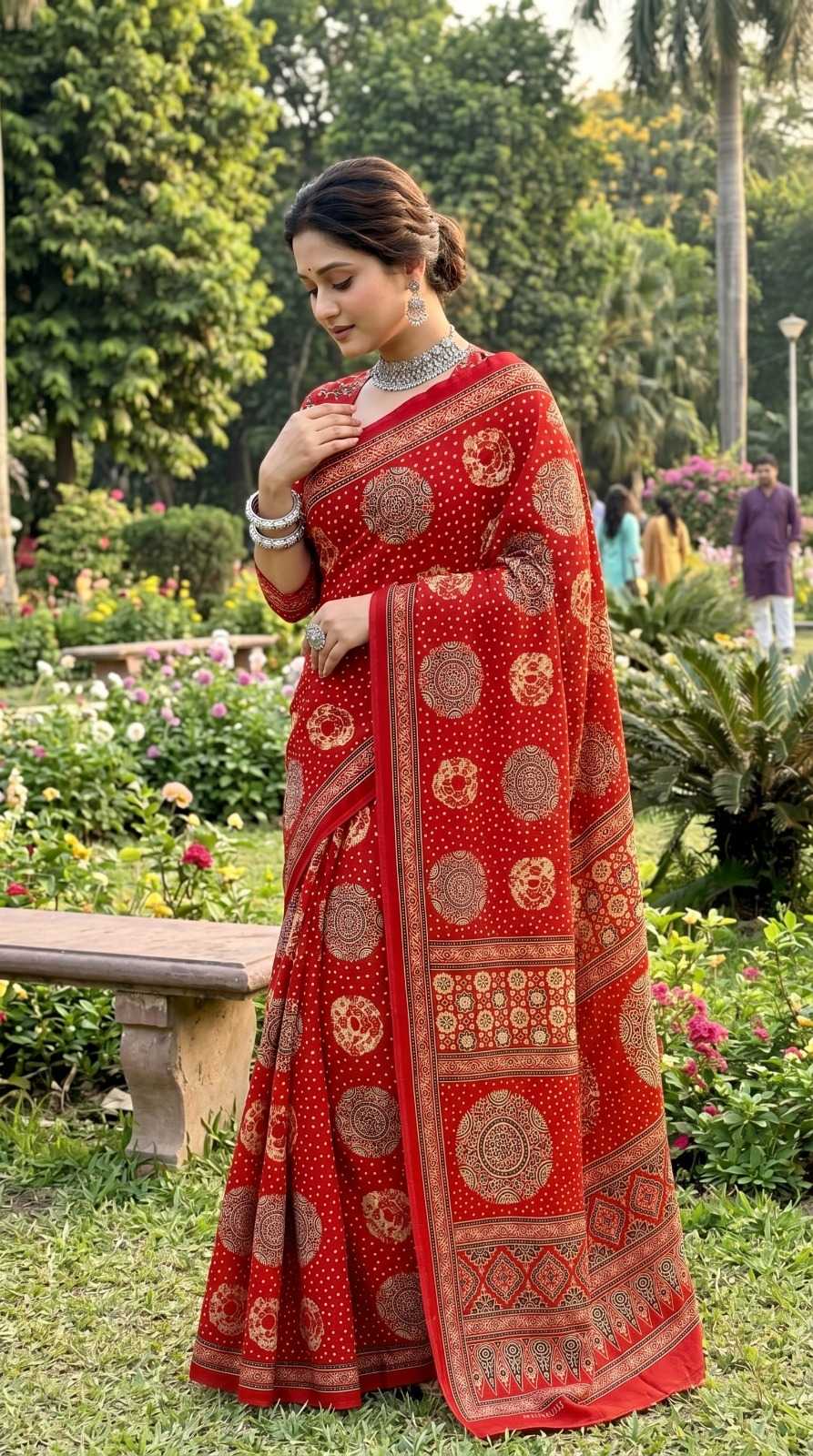 Pure Cotton Printed Saree 1023