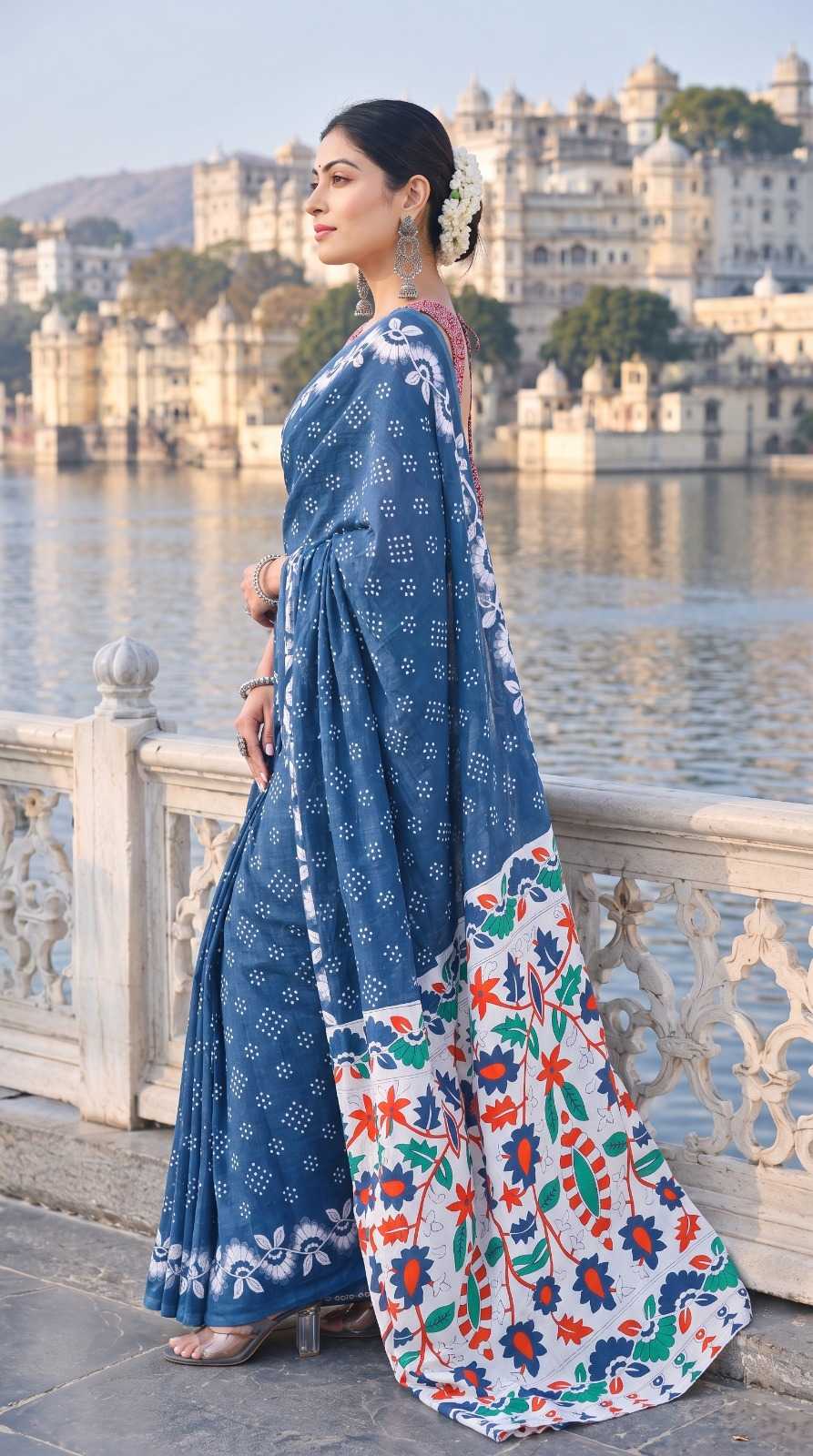 Pure Cotton Designer Saree