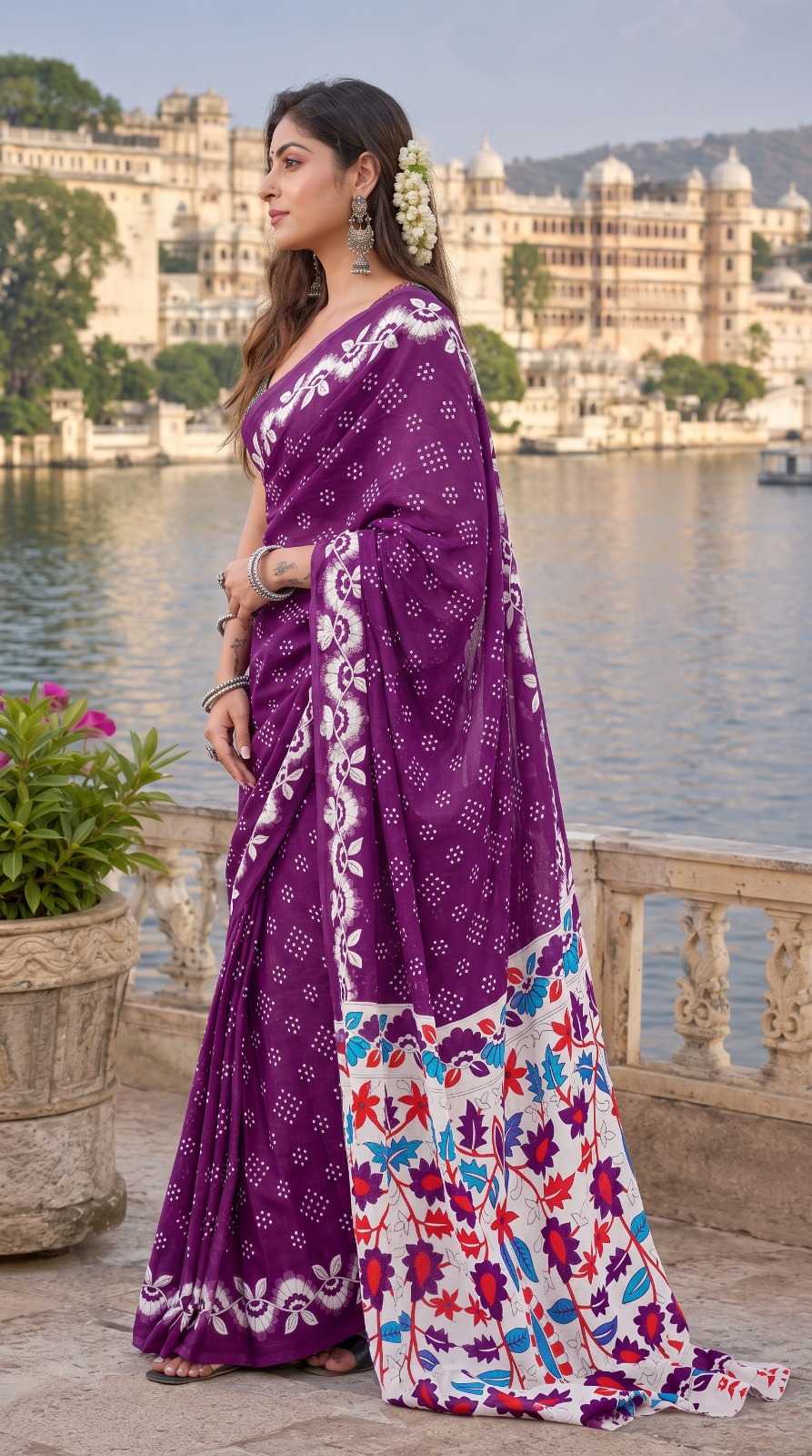 Pure Cotton Designer Saree