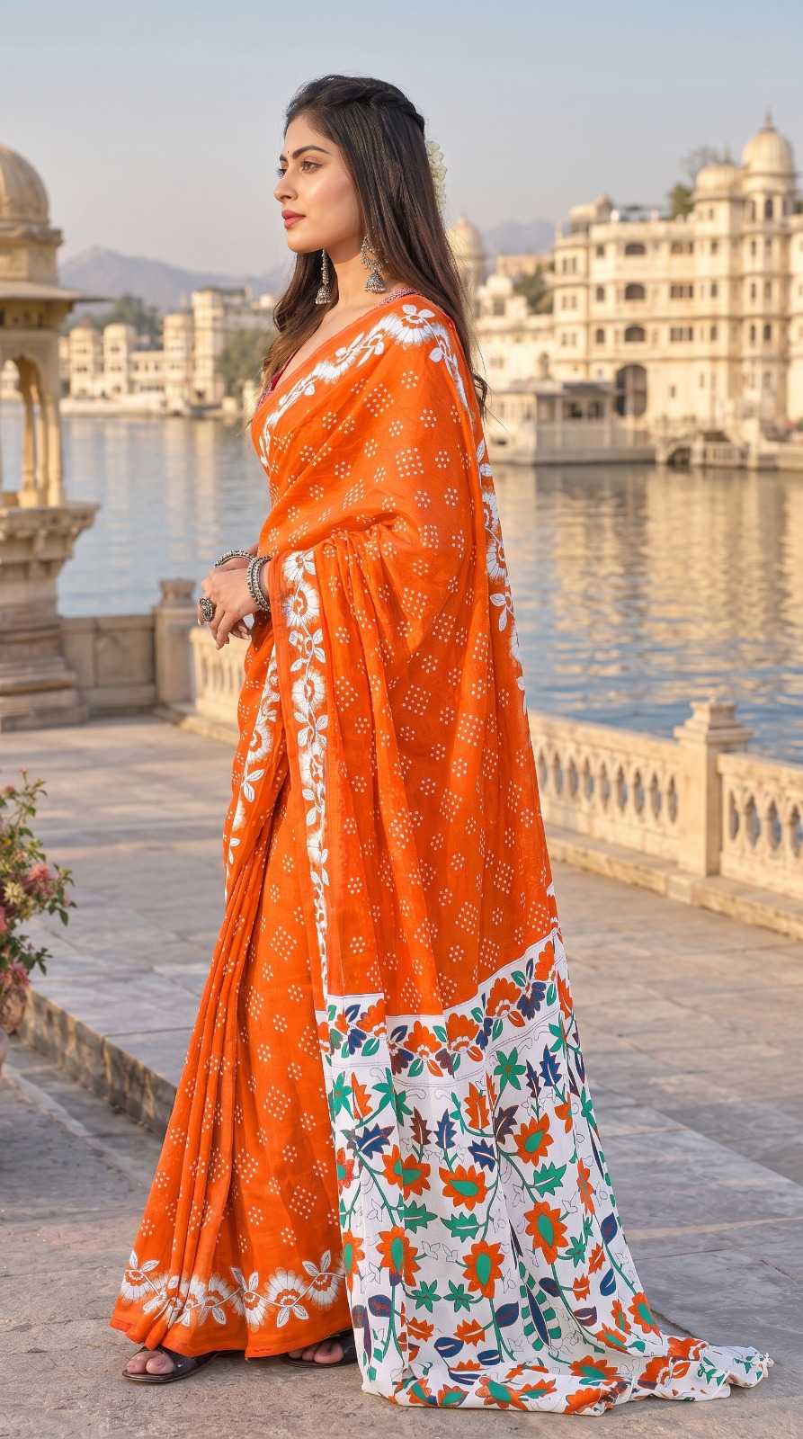 Pure Cotton Designer Saree